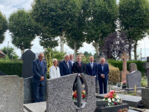 Hommage à Joseph Rey pour la rencontre franco-allemande des maires.