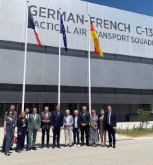 Visite de l'escadron franco-allemand