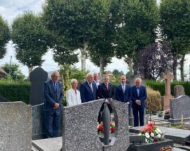 Hommage à Joseph Rey pour la rencontre franco-allemande des maires.